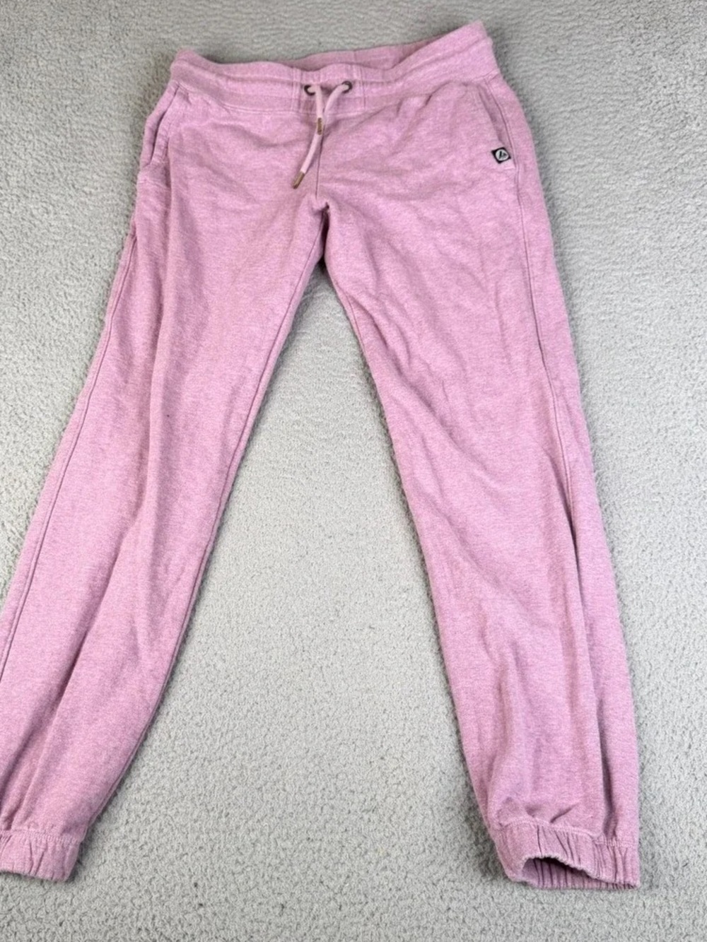 Women's Straight Leg Jogger Pants in Light Pink - Casual Comfort